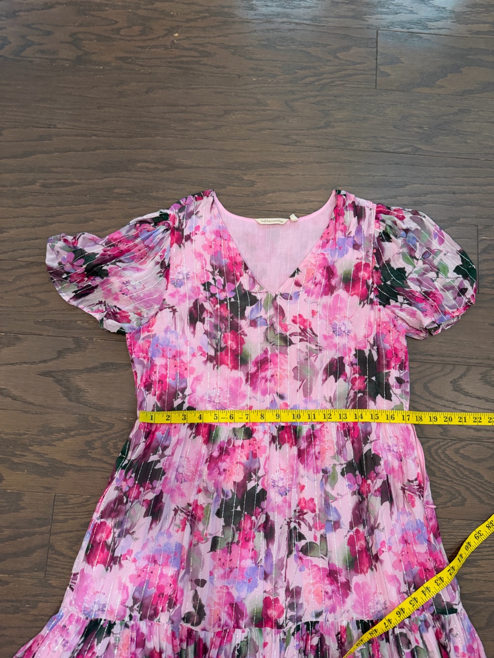 Soft Surroundings Santhia Midi Dress in Marseille Garden Size Medium - Picture 8 of 11